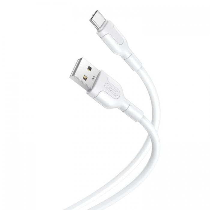 XO - XO USB-A Till USB-C Kabel 1m 2.1A NB212 - Vit