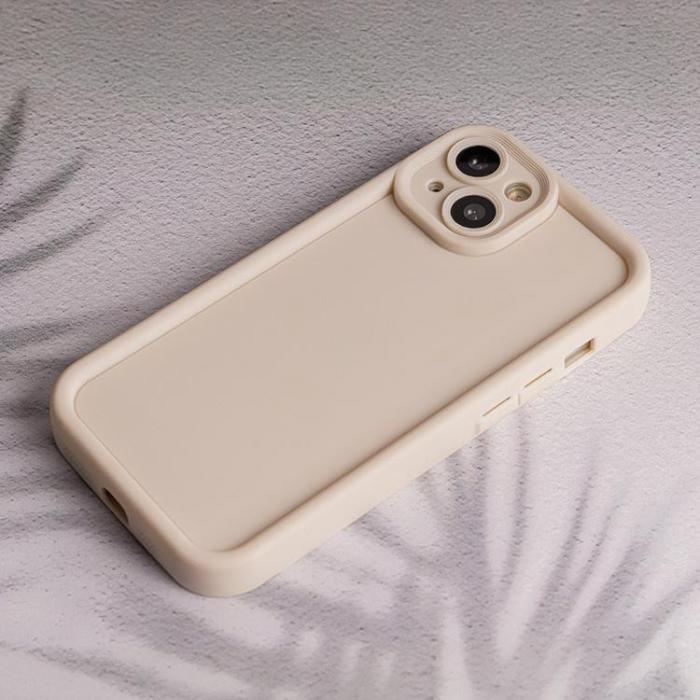 A-One Brand - iPhone 15 Pro Mobilskal Rim TPU - Beige