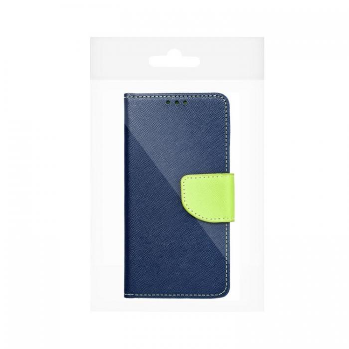 A-One Brand - iPhone 16 Plnboksfodral Fancy - Navy/Lime