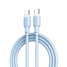 XO - XO USB-C Till USB-C 60W 1m Kabel PD NB208B - Blå