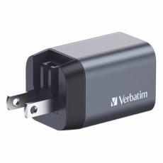 Verbatim - Verbatim Snabbladdare 35W GaN USB-C USB-A EU/UK/US - Svart