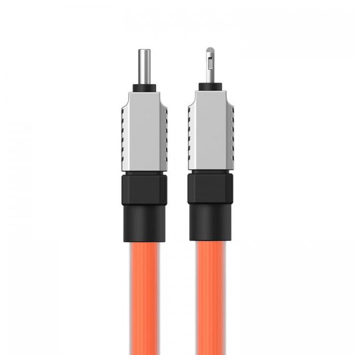 BASEUS - Baseus USB-C till Lightning kabel 20W 1m CoolPlay - Orange