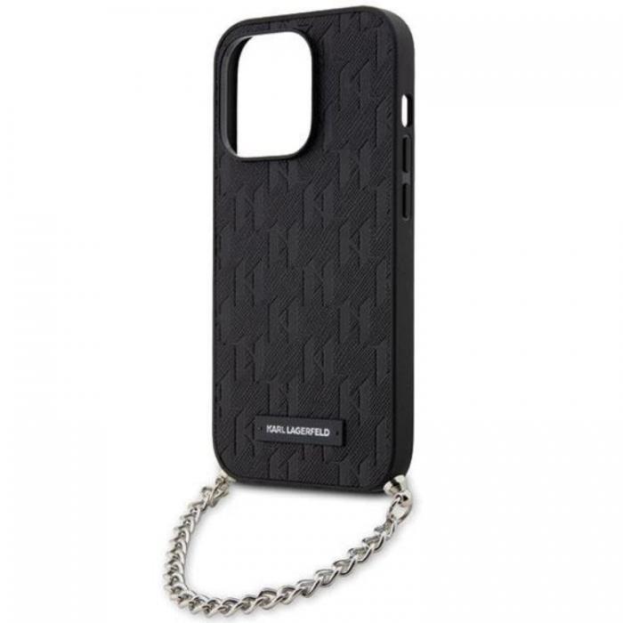 KARL LAGERFELD - KARL LAGERFELD iPhone 14 Pro Max Mobilskal Monogram Chain