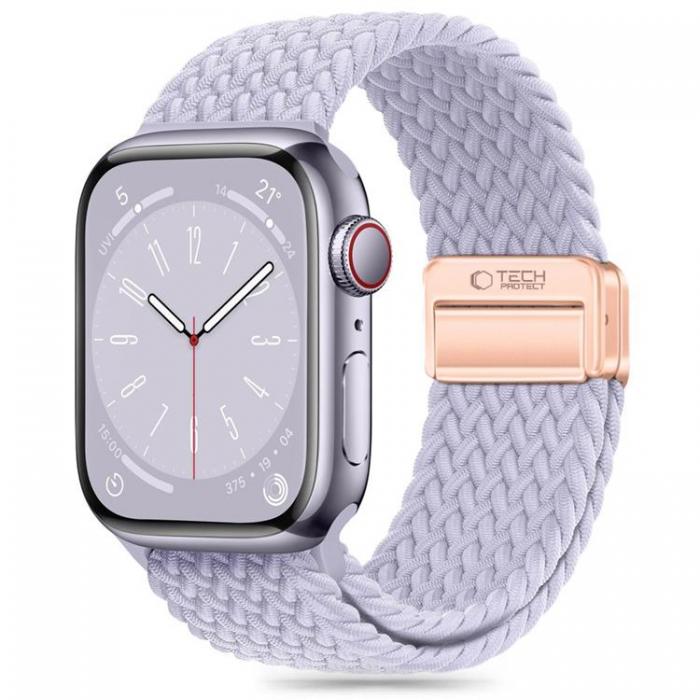 Tech-Protect - Tech-Protect Apple Watch (44/45/46/49 mm) Armband NylonMag - Periwinkle