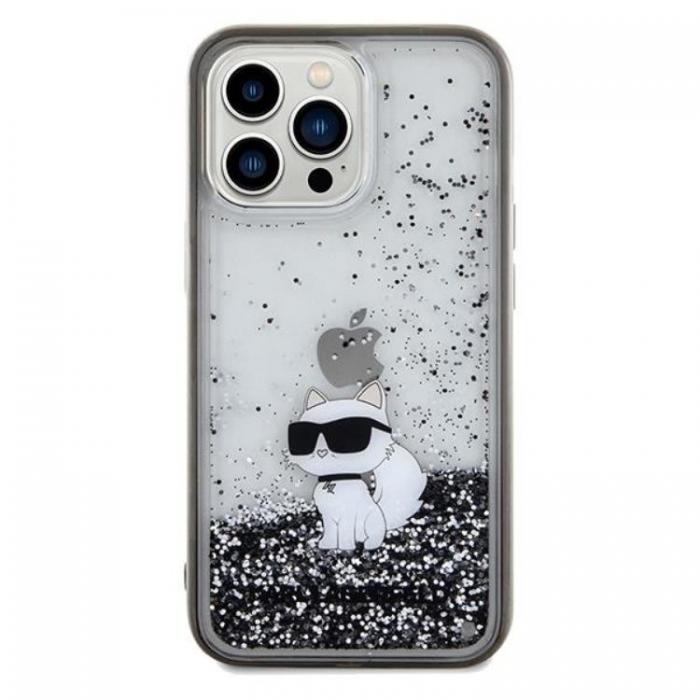 KARL LAGERFELD - KARL LAGERFELD iPhone 13 Pro Max Mobilskal Liquid Glitter Choupette