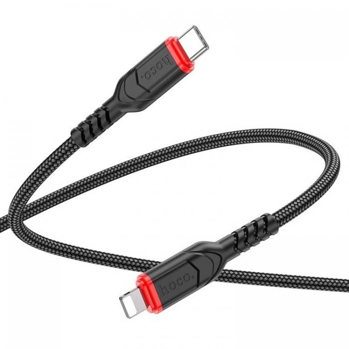 Hoco - Hoco USB-C till Lightning 27W 3m Kabel X59 - Svart