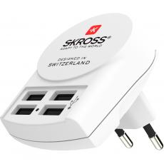 SKross - SKROSS - 4-Port USB-laddare EU
