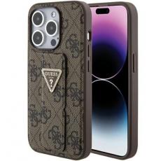 Guess - Guess iPhone 15 Pro Max Mobilskal Grip Stand Triangle Strass