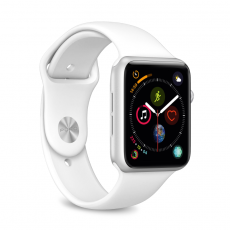 Puro - Puro Apple Watch 42/44/45/49 mm Armband Silikon - Vit