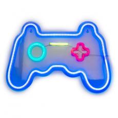 A-One Brand - Neon LED USB Gamepad Gra Model - Blå