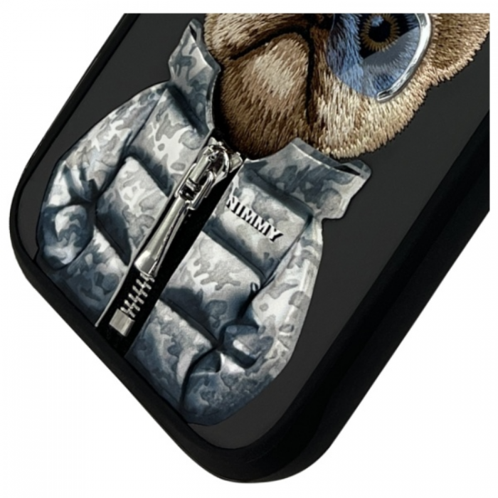 NIMMY - Nimmy iPhone 16 Pro Mobilskal Cool & Cute 2.0 Dog - Svart