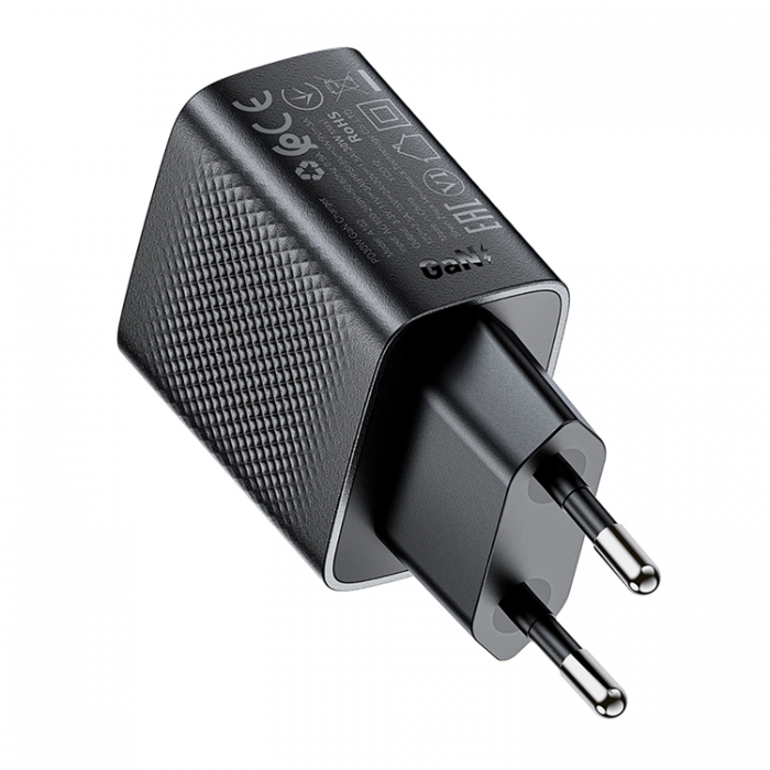 Acefast - Acefast Snabbladdare 30W A102 GaN USB-C PD - Svart