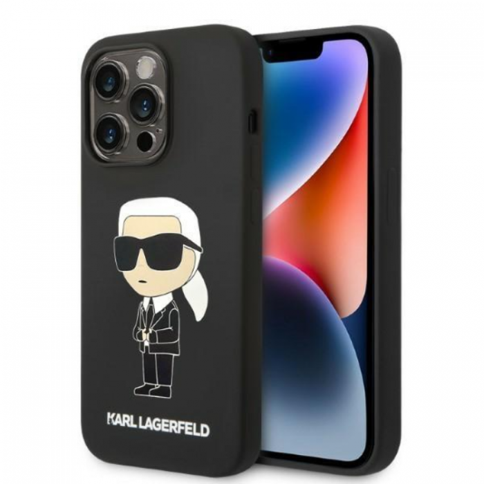 KARL LAGERFELD - Karl Lagerfeld iPhone 14 Pro Max Mobilskal Magsafe Silicone