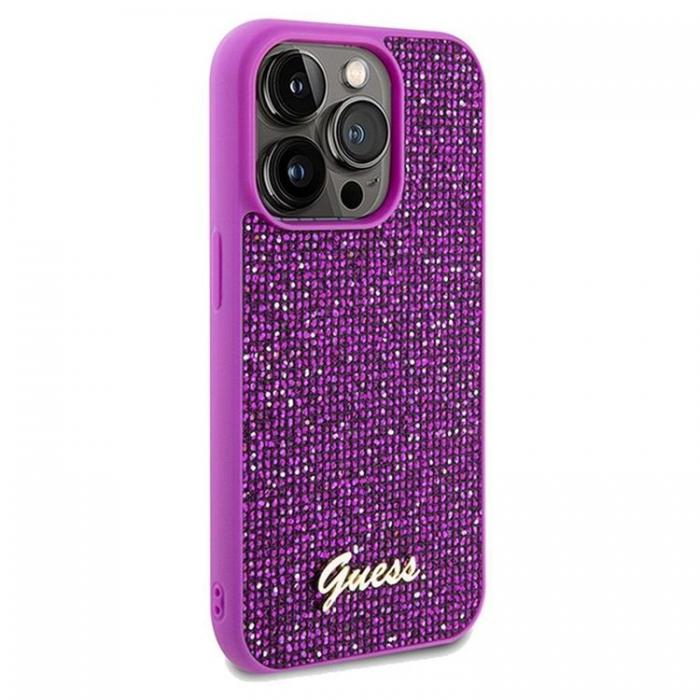 Guess - Guess iPhone 14 Pro Max Mobilskal Disco Script Metal - Lila