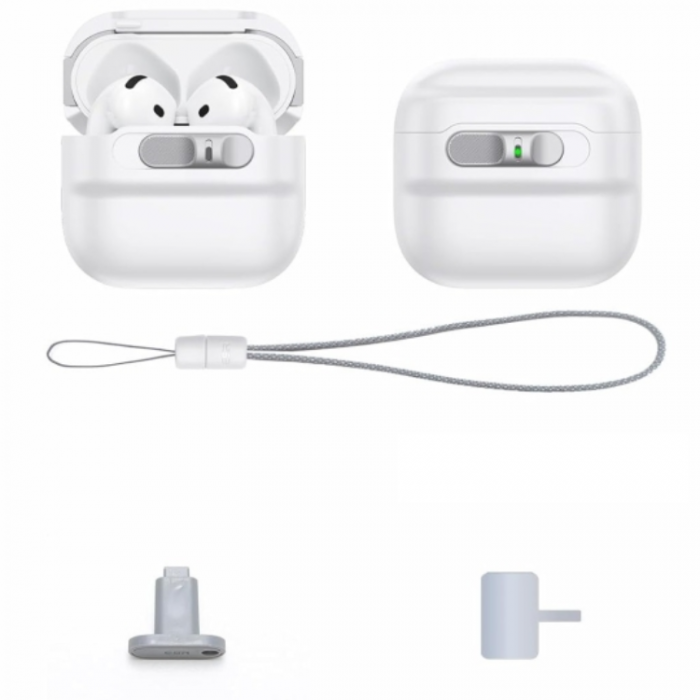 ESR - ESR Airpods 4 Skal Magsafe Halolock - Vit