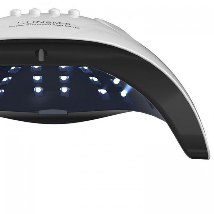 A-One Brand - Nageltorklampor UV LED 66 Lampor 180W - Vit