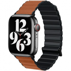 Beline - Beline Apple Watch (38/40/41mm) Armband Magnetic Pro - Brun