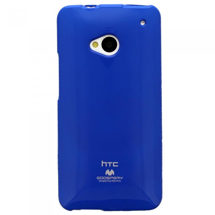 UTGATT4 - Goospery Jelly Case till HTC One (M7) (Bl)