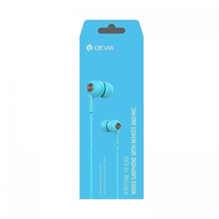 Devia - Devia Trdbunden Hrlurar Jack 3.5mm Kintone - Bl