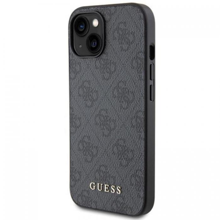 Guess - Guess iPhone 15 Mobilskal Metall Gold Logo - Gr