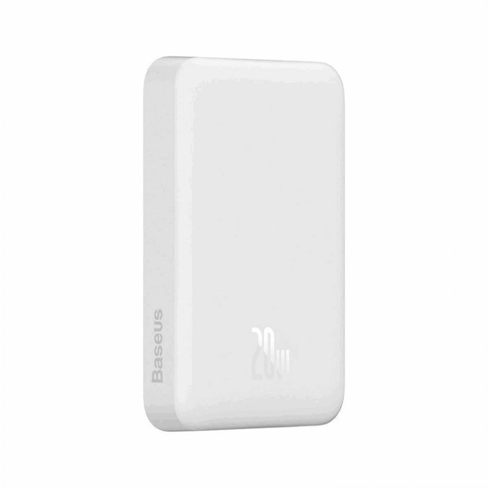 BASEUS - Baseus Magsafe Mini Powerbank 10000mAh USB-C PD 20W - Vit