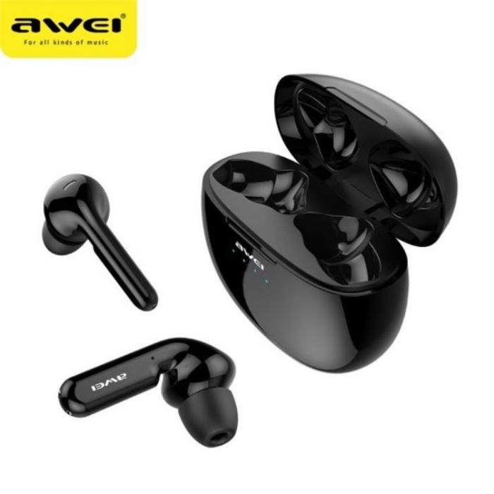 Awei - Awei TWS Bluetooth In-Ear Hrlurar T15 - Svart