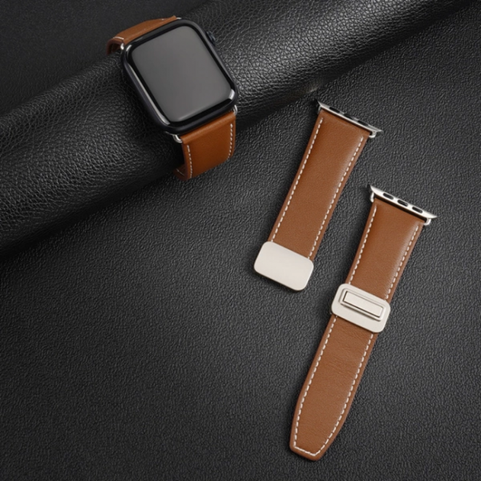 Dux Ducis - Dux Ducis Apple Watch (42/44/45/49mm) Armband Ya - Brun