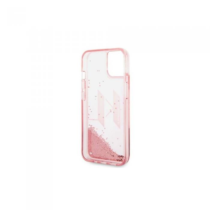 KARL LAGERFELD - Karl Lagerfeld Rosa Glitter Skal fr iPhone 14