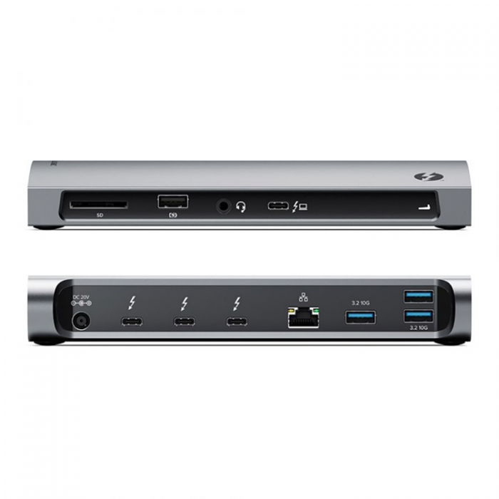 ALOGIC - ALOGIC Thunderbolt 4 BLAZE Docking Station Triple Thunderbolt Outputs