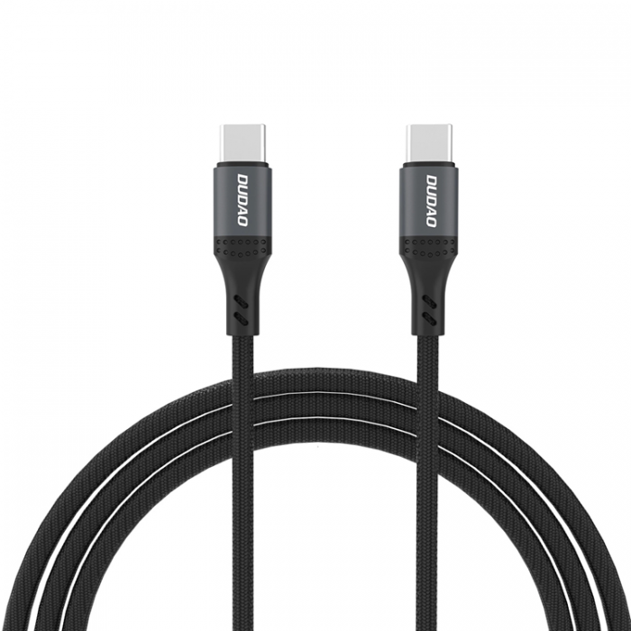 Dudao - Dudao L3CC USB-C - USB-C 60W 2m Braided Kabel - Svart