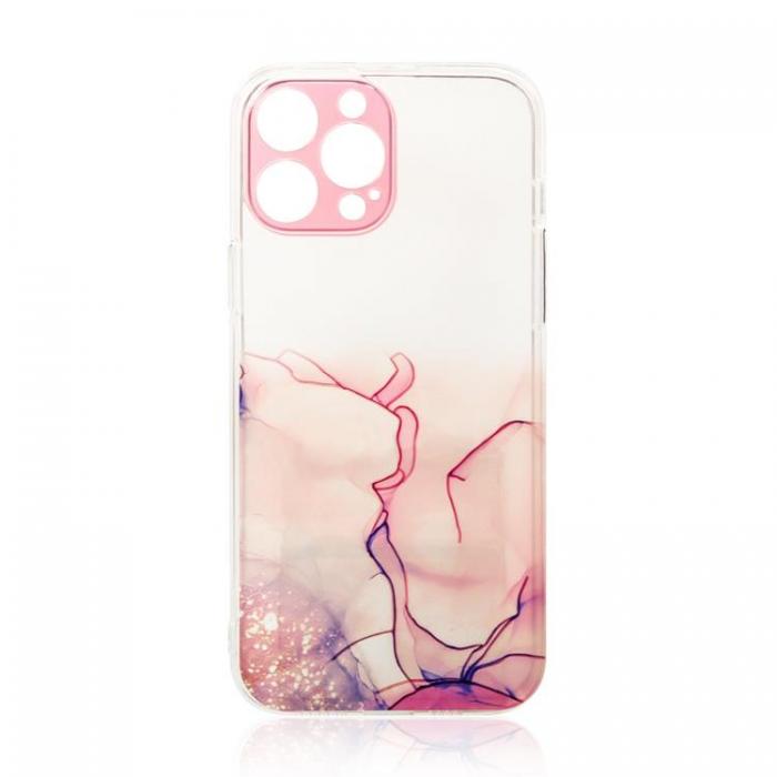 A-One Brand - Xiaomi Redmi Note 11/11S Skal Marble Gel - Rosa