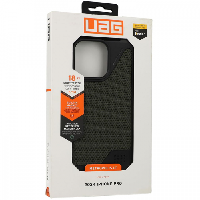 UAG - UAG iPhone 16 Pro Mobilskal MagSafe Metropolis LT - Grn