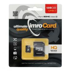 Imro - Imro Minneskort MicroSD 128GB Med Adapter Klass 10 UHS