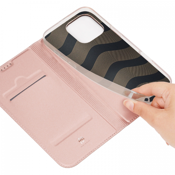 Dux Duci - Dux Ducis iPhone 16 Pro Plnboksfodral Skin Pro - Rosa