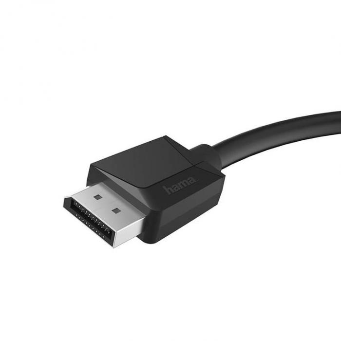 Hama - Hama Kabel DisplayPort 1.2 Ultra-HD 4K 1.5m - Svart