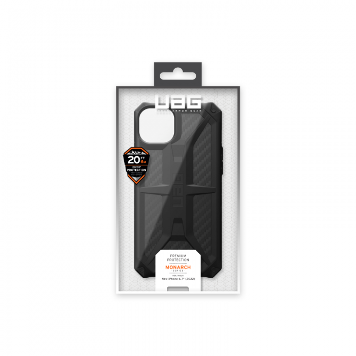 UAG - UAG iPhone 14 Plus Skal Monarch - Carbon Fiber