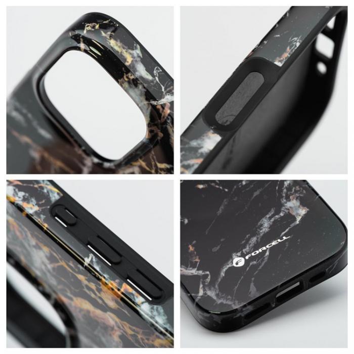 Forcell - Forcell iPhone 16 Pro Mobilskal MagSafe Mirage - Svart Marble