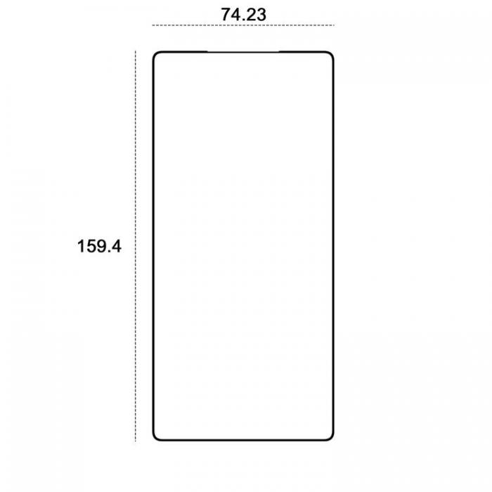 Etteri - Etteri Galaxy S25 Ultra Hrdat Glas Skrmskydd 9D - Svart