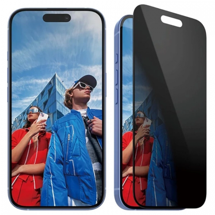 PanzerGlass - PanzerGlass iPhone 16 Pro Max Hrdat Glas Skrmskydd Privacy Ultra-Wide Fit