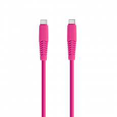 Setty - Setty USB-C Till USB-C Kabel 1.5 m 2.1A KSC-C-1.526 - Rosa