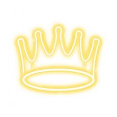 Neolia - Neolia LED Neon PLEXI CROWN NNE12 - Varmvit