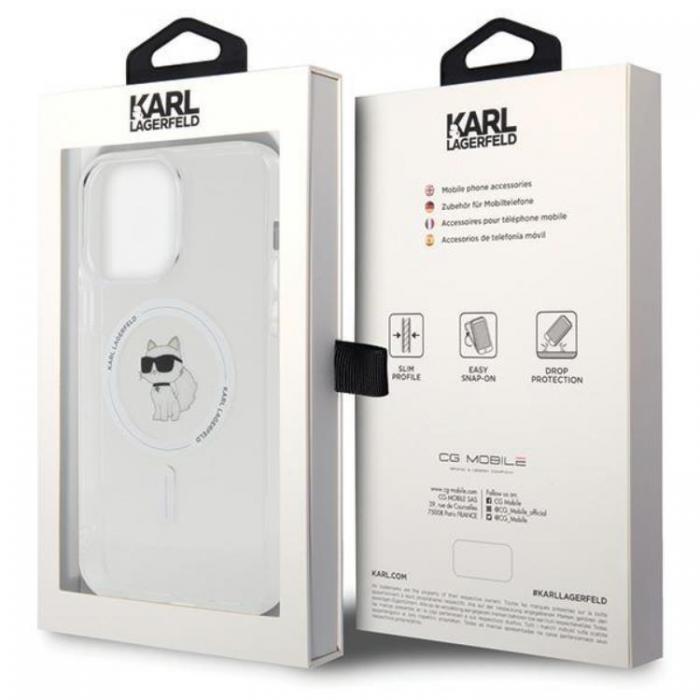 KARL LAGERFELD - Karl Lagerfeld iPhone 15 Pro Mobilskal Magsafe IML - Clear