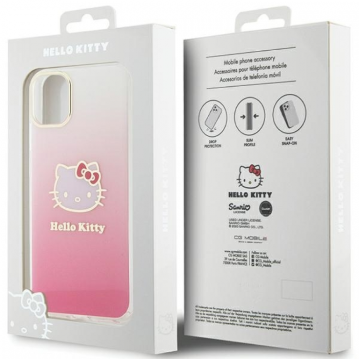 Hello Kitty - Hello Kitty iPhone 11/Xr Mobilskal Kitty Head - Rosa