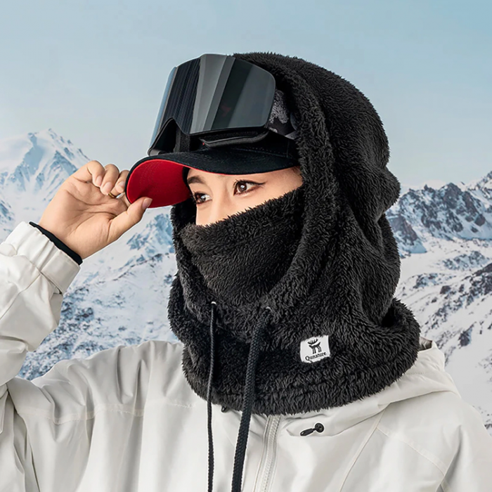 Qunature - Qunature Ski Balaclava Storlek M Arctic Velvet - Svart