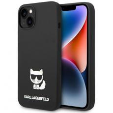 KARL LAGERFELD - Karl Lagerfeld iPhone 14 Plus Skal Silicone Choupette Body - Svart