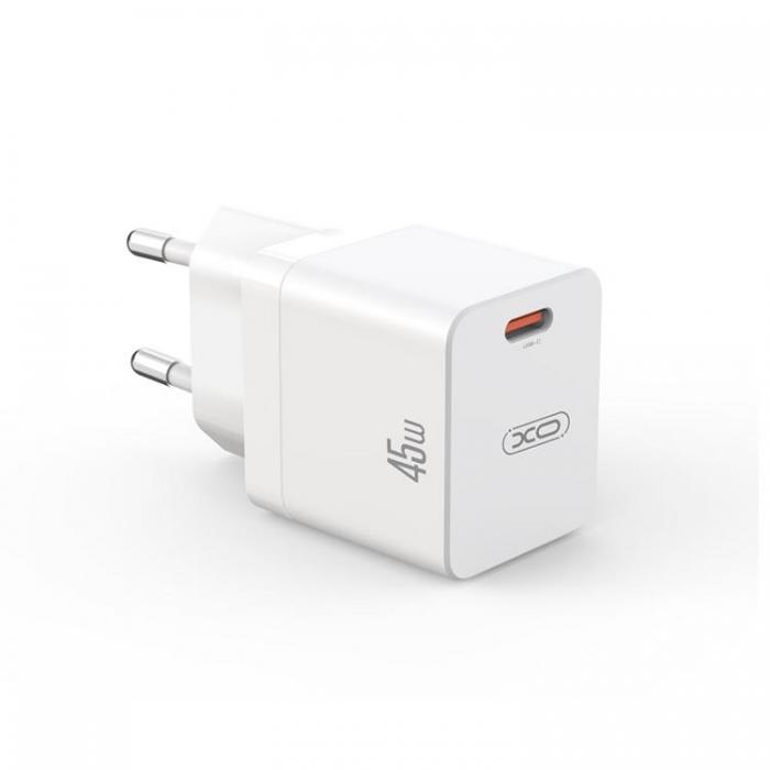 XO - XO Snabbaddare 45W USB-C CE09 PD - Vit