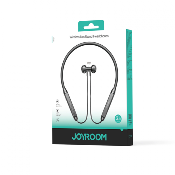 Joyroom - Joyroom JR-D8 In-Ear Bluetooth Trdlsa Hrlurar med Pannband - Svart