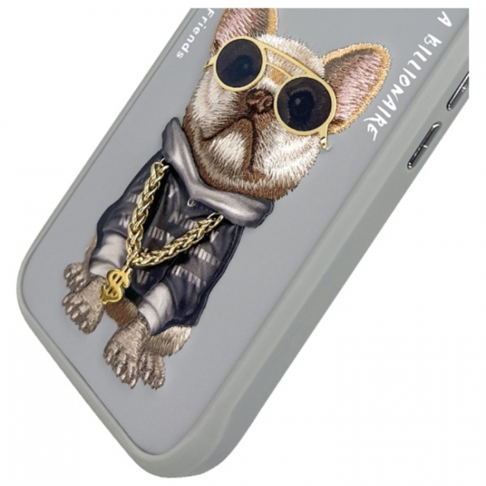 NIMMY - Nimmy iPhone 16 Mobilskal Glasses Cool Dog - Gr