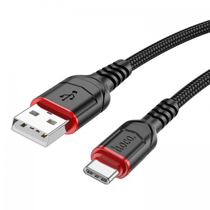 Hoco - Hoco USB-A till Micro-USB 3A 3m Kabel X59 - Svart