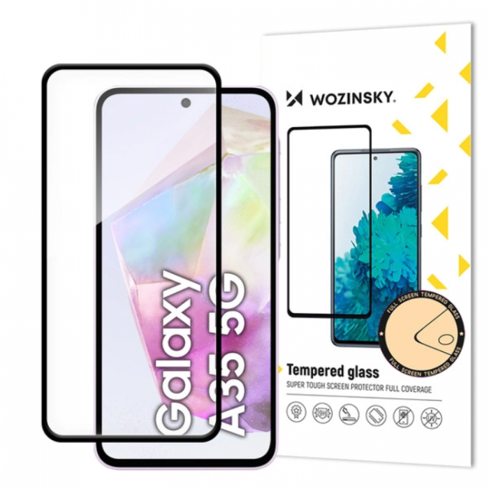 Wozinsky - Wozinsky Galaxy A35 5G Hrdat glas Skrmskydd Full Glue